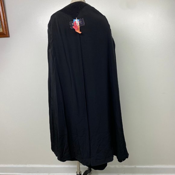 Vintage Best & Co Black Wool Coat w/ Brown Mink Collar Union Label Made in USA - Picture 7 of 9